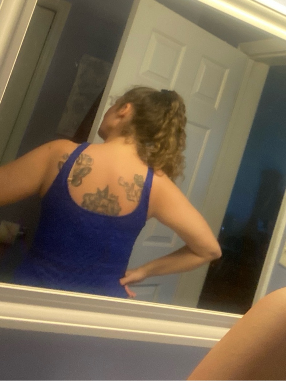 Beautiful blue lace dress - Picture 12 of 12